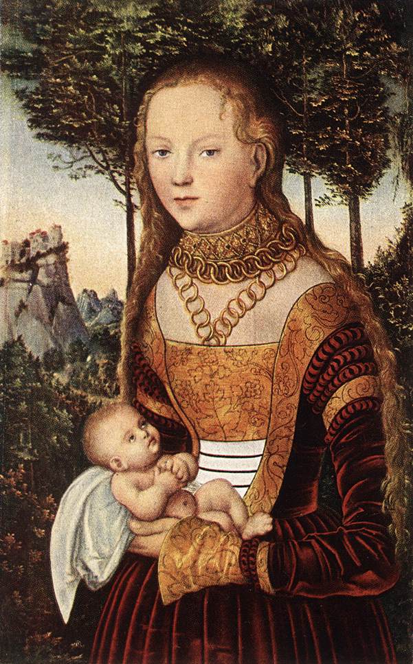 Young Mother with Child dfhd